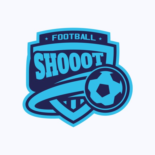 Shoot Football logo template Thumbnail