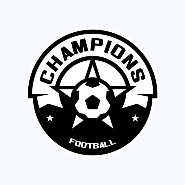 Champions Football logo template Thumbnail