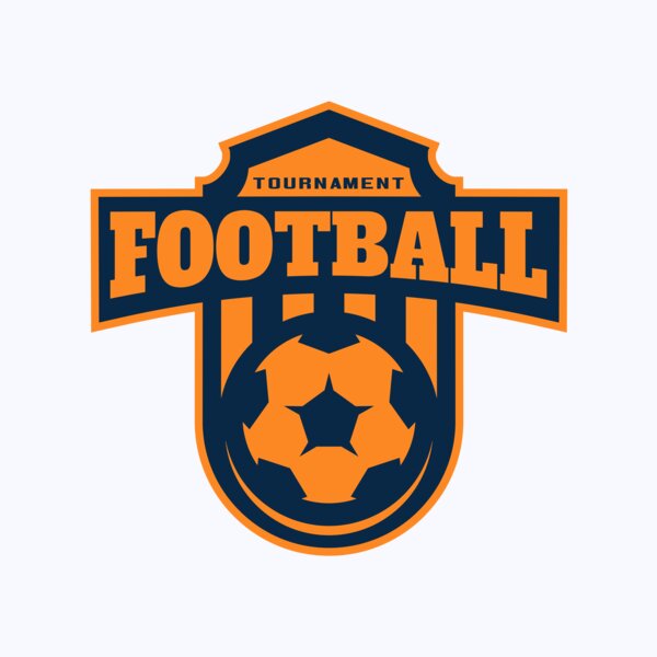 Football Tournament logo template Thumbnail