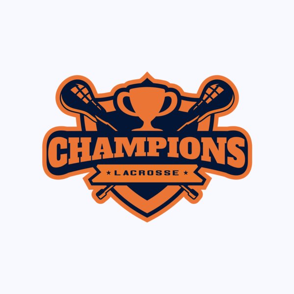 Champions Lacrosse Logo Template Thumbnail