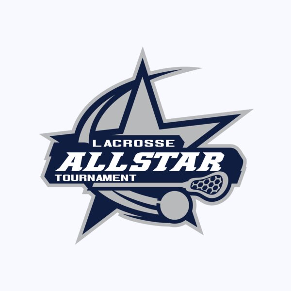 Allstar Tournament Lacrosse Logo Template 02 Thumbnail
