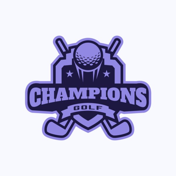 Champions Golf logo template Thumbnail