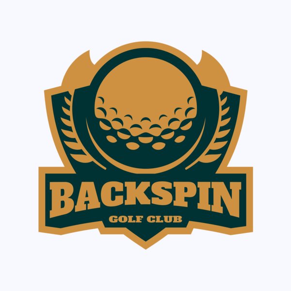 Backspin Golf club logo template Thumbnail