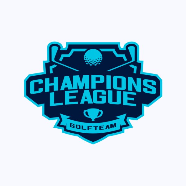 Champions League Golf Team logo template Thumbnail