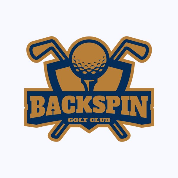 Backspin Golf Club logo template Thumbnail