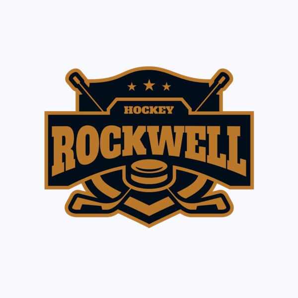 Rockwell Hockey logo template Thumbnail
