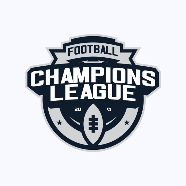 Champions League Football logo template Thumbnail
