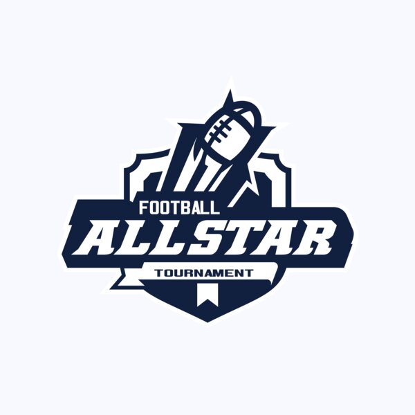 Allstar Tournament Football logo template Thumbnail