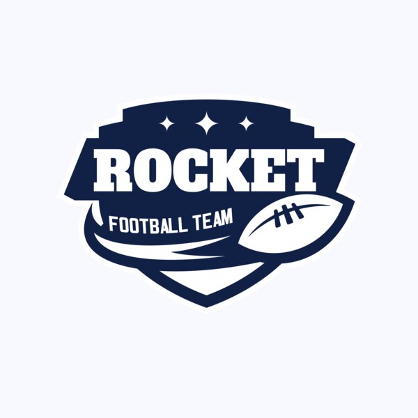 Rocket Football Team logo template Thumbnail