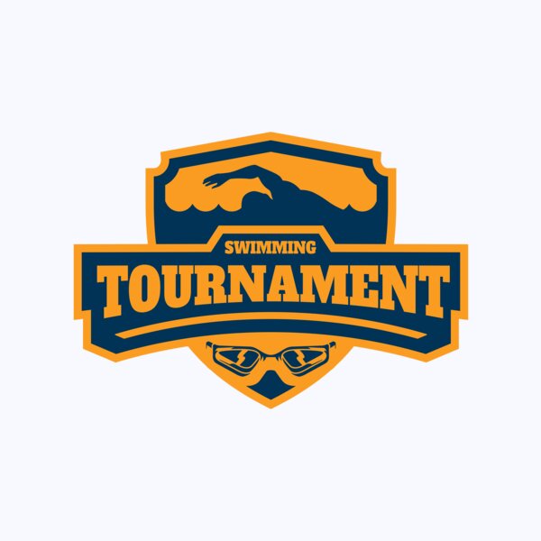 Swimming Tournament logo template 02 Thumbnail