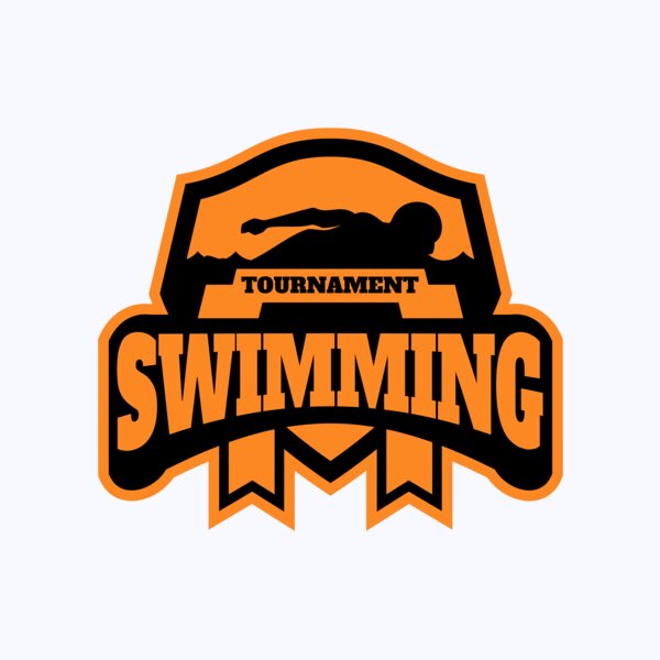 Swimming Tournament logo template 03 Thumbnail
