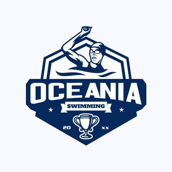 Oceania Swimming logo template Thumbnail