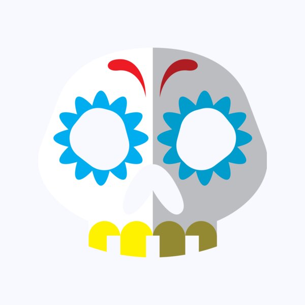 Elements Skull logo template 06 Thumbnail