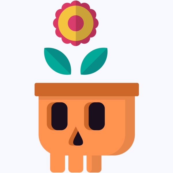 Elements Skull logo template 08 Thumbnail