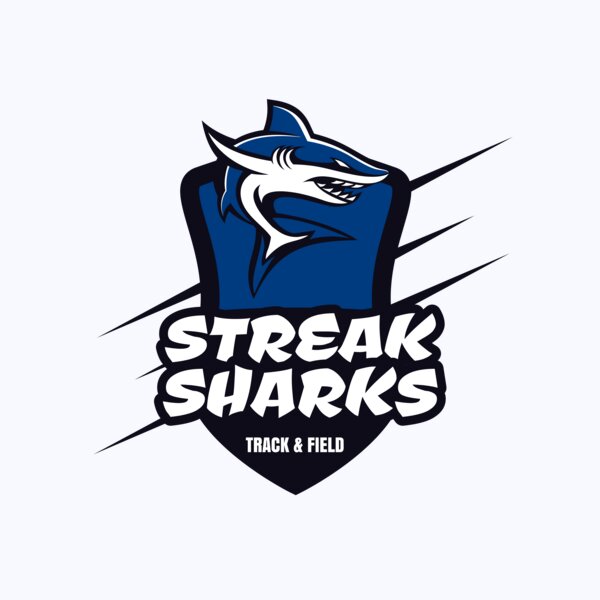 Sharks Track & Field Team Logo 01 Thumbnail