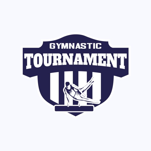 Gymnastic Tournament logo template Thumbnail