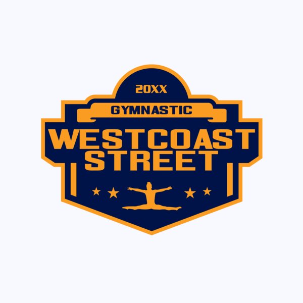 West Coast Street Gymnastic logo template 02 Thumbnail