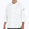 100% Polyester Ten Pearl Button Chef Coat Thumbnail