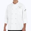100% Polyester Ten Pearl Button Chef Coat Thumbnail