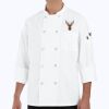 100% Polyester Ten Pearl Button Chef Coat Thumbnail